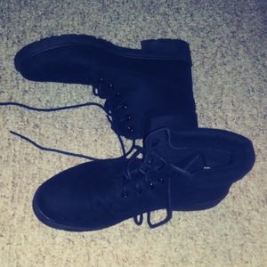 Black High Top Platform Boots